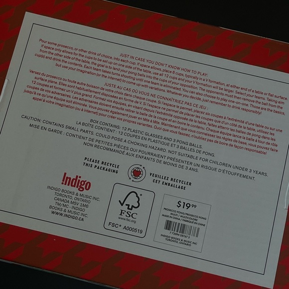 Indigo // Prosecco pong kit - Picture 3 of 3